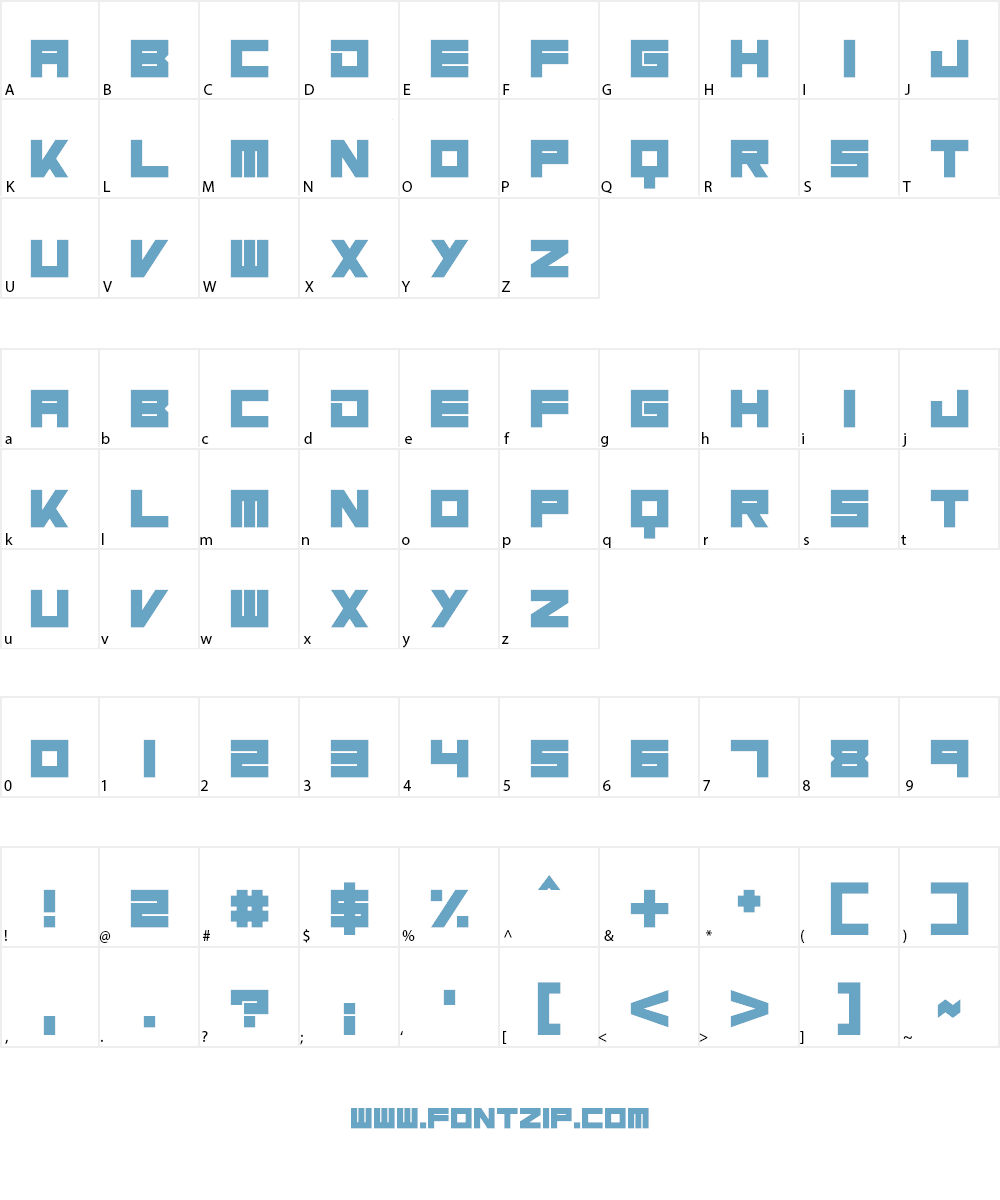 Massive Bassline Font Character